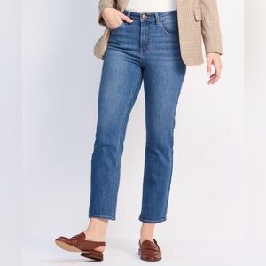 INDIGO SIX High Rise Straight Jean - Size 12